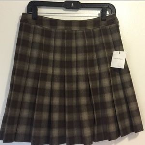 Calvin Klein Plaid Skirt